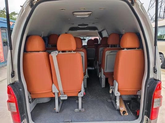 Jinbei 14 θέσεις μεταχειρισμένο μίνι λεωφορείο Euro 4 Χρησιμοποιημένο 14 επιβατικό φορτηγάκι