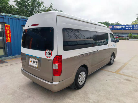 Jinbei 14 θέσεις μεταχειρισμένο μίνι λεωφορείο Euro 4 Χρησιμοποιημένο 14 επιβατικό φορτηγάκι