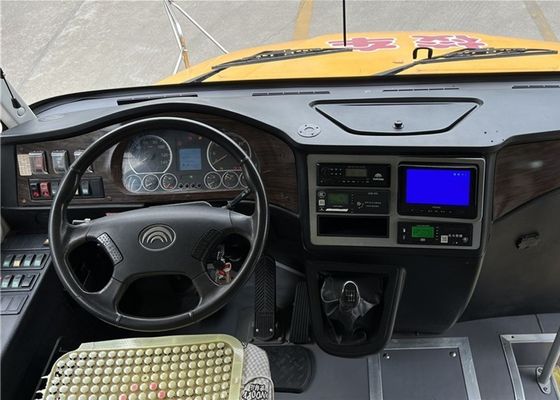 46 Θέσεις Ανακαινισμένο Σχολικό Λεωφορείο Κίτρινο Χειροκίνητο Κιβώτιο Ταχυτήτων