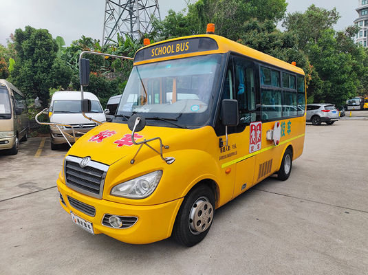 Χρησιμοποιημένα σχολικά λεωφορεία Dongfeng 19 θέσεων με καύσιμο ντίζελ Euro 4 πρότυπο εκπομπών