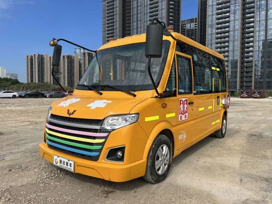 Wuling 19 θέσεις Χρησιμοποιούμενα σχολικά λεωφορεία Βενζίνη Καύσιμο Ανακαινισμένο σχολικό λεωφορείο