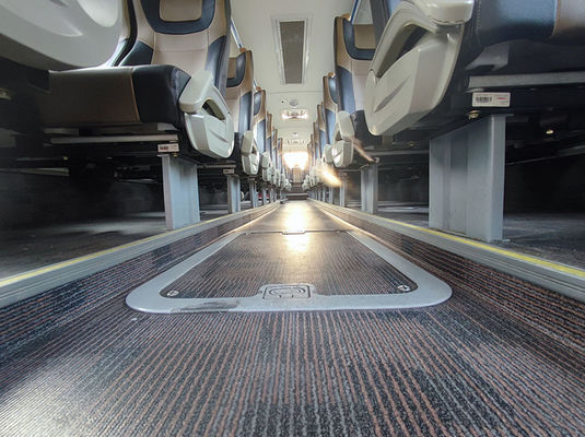 Πολυτελή Ροζ Μεταχειρισμένα Λεωφορεία Euro 5 LHD Μεταχειρισμένο Ντιζελοκίνητο Λεωφορείο Shuttle Προς Πώληση