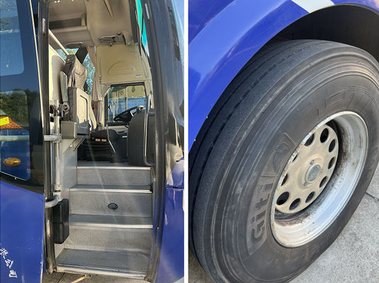 Υούτονγκ μπλε μεταχειρισμένο λεωφορείο 51 θέσεων Euro 4 πρότυπο εκπομπών