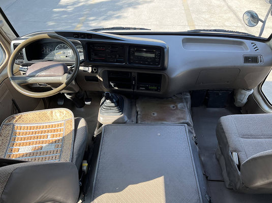 ISO μεταχειρισμένο Toyota Coaster Bus 20 θέσεις Χρησιμοποιημένα επιβατικά λεωφορεία