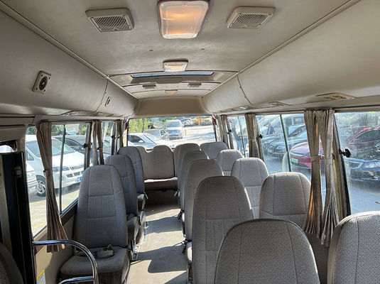 ISO μεταχειρισμένο Toyota Coaster Bus 20 θέσεις Χρησιμοποιημένα επιβατικά λεωφορεία