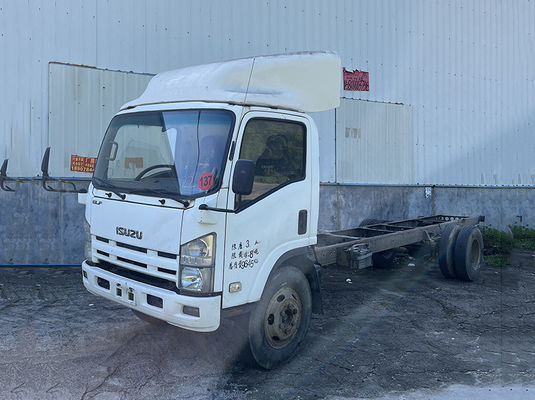 Μεσαίου βεληνεκούς Isuzu μεταχειρισμένα φορτηγά 4X2 κινητήρα ντίζελ μεταχειρισμένο εμπορικό φορτηγό