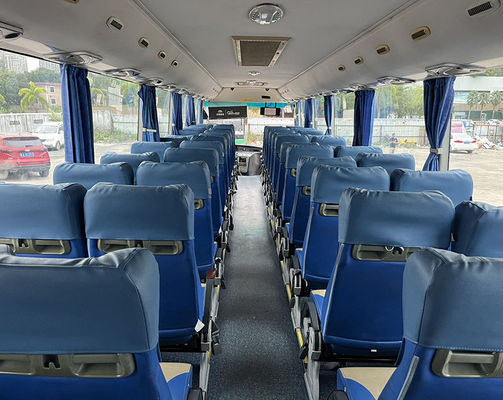 12m 57seats LHD Χρησιμοποιούμενο λεωφορείο Yutong Diesel Engine Coach Λεωφορείο 1 πόρτα Χρησιμοποιούμενα εμπορικά λεωφορεία