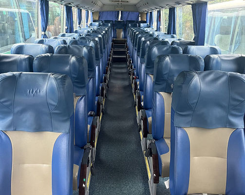 12m 57seats LHD Χρησιμοποιούμενο λεωφορείο Yutong Diesel Engine Coach Λεωφορείο 1 πόρτα Χρησιμοποιούμενα εμπορικά λεωφορεία