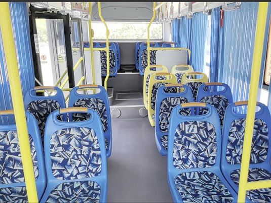 Το λεωφορείο διαμετακόμισης Yutong 20-40 θέσεις Ηλεκτρικό λεωφορείο πόλης με αυτόματη μετάδοση LHD δημόσιο λεωφορείο
