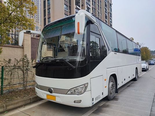 Δοκιμαστικό λεωφορείο Yutong Ντίζελ λεωφορείο Euro 5 Χρησιμοποιούμενο τουριστικό λεωφορείο Μετατόπιση LHD θέση διεύθυνσης 12m