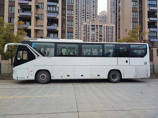Δοκιμαστικό λεωφορείο Yutong Ντίζελ λεωφορείο Euro 5 Χρησιμοποιούμενο τουριστικό λεωφορείο Μετατόπιση LHD θέση διεύθυνσης 12m