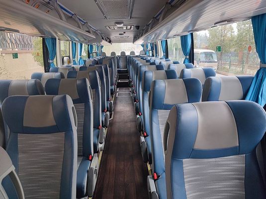Δοκιμαστικό λεωφορείο Yutong Ντίζελ λεωφορείο Euro 5 Χρησιμοποιούμενο τουριστικό λεωφορείο Μετατόπιση LHD θέση διεύθυνσης 12m