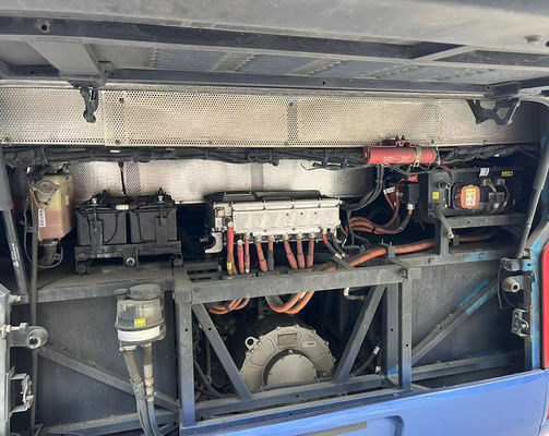 Χρησιμοποιημένο 34θέσιμο ηλεκτρικό λεωφορείο 100KWh Ηλεκτρικό λεωφορείο G.V.W 14200kg Δεύτερο χέρι λεωφορείο