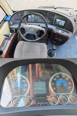 28 θέσεις μεταχειρισμένο λεωφορείο με κινητήρα Yuchai 200HP και μέγιστη ταχύτητα 100km / h