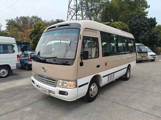 19 θέσεις Yuchai 115HP Εθνικό IV King Long Used λεωφορείο για μέγιστη ταχύτητα 100km / h