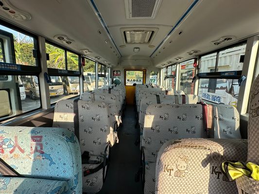 36 θέσεις Κίτρινος κινητήρας ντίζελ LHD ZK6669DX7 Uesd σχολικό λεωφορείο Made in China