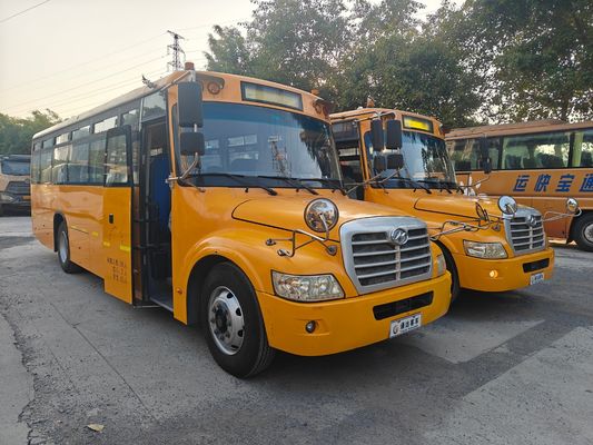 56 Θέσεων Κινητήρας Diesel Αριστερό Τιμόνι KLQ6106XQE4 Μεταχειρισμένο Σχολικό Λεωφορείο Κατασκευασμένο στην Κίνα