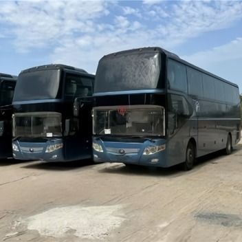Μεταχειρισμένα λεωφορεία ενάμιση ορόφου με 57 έως 59 θέσεις, θέση τιμονιού αριστερά