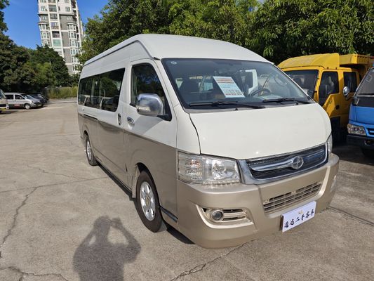 Δάμα Ντίζελ Χρησιμοποιούμενο μίνι λεωφορείο 15 θέσεις για μεταφορά ανθρώπων Γενικές διαστάσεις L x W x H mm 5380×1880×2285