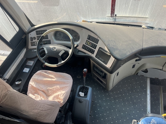 Χρησιμοποιημένο Κίτρινο Λεωφορείο King Long: Διάταξη 63 θέσεων, Κινητήρας Yuchai & Χειροκίνητο Κιβώτιο Ταχυτήτων