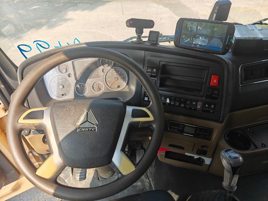 Δίθεσιο Κίτρινο Μεταχειρισμένο Ανατρεπόμενο Φορτηγό Howo Παραγωγής 2019