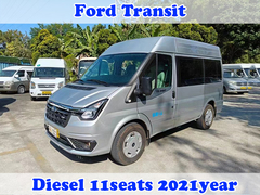 Χρησιμοποιούμενο φορτηγό Ford TRANSIT11seats Επιχειρηματικό όχημα LHD 140hp κινητήρας ντίζελ- Δύναμη κινητήρα 103kw
